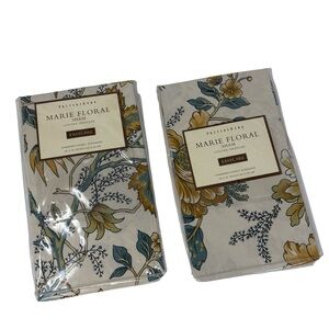 New Pottery Barn Marie Palampore 100% Cotton Standard Shams 26" x 20" Set of 2